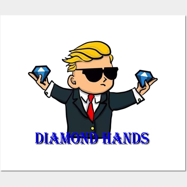 Diamond Hands Wall Art by Kent